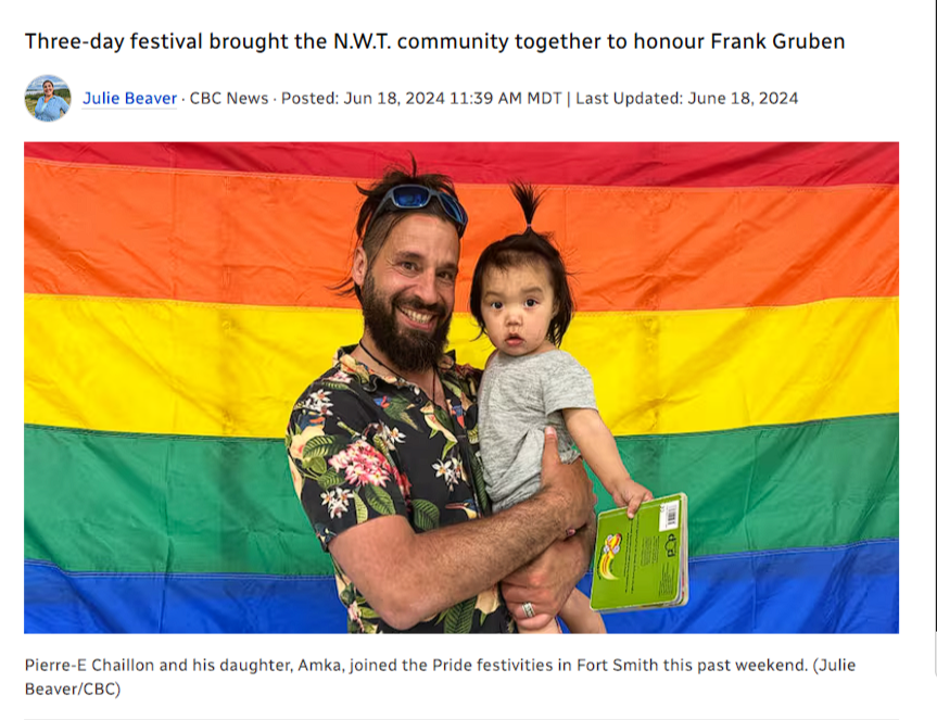 Fort Smith celebrates Pride with weekend festival - CBC North 2024